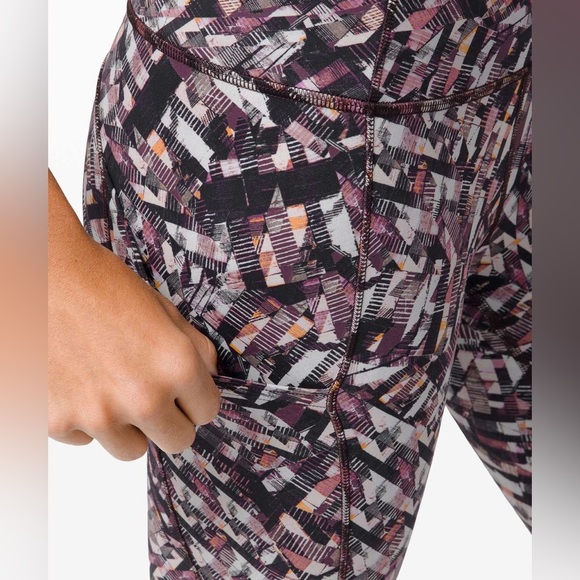 Lululemon Fast and Free Tight ll 25” Patterned Women's Leggings Kaleidoscope - Picture 4 of 16